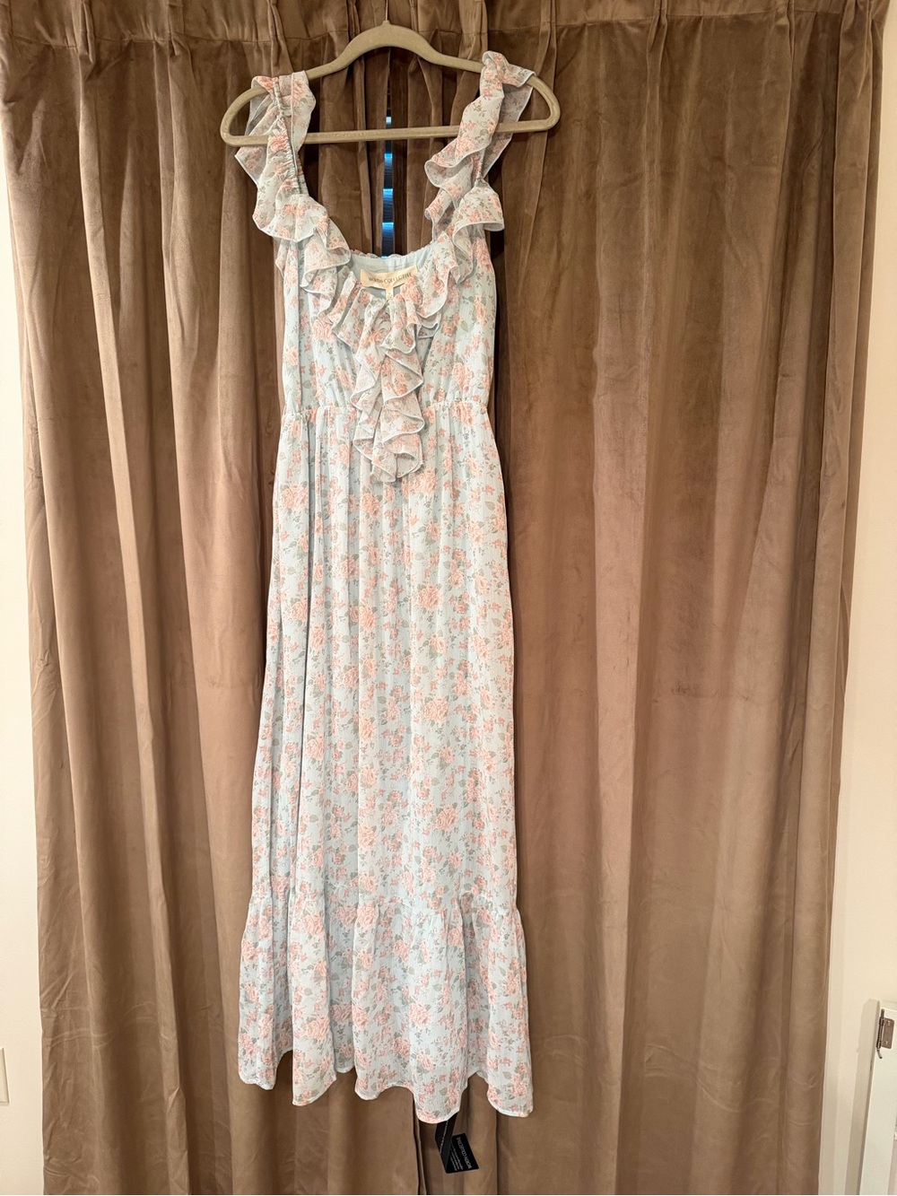 Worth Collective Floral Maxi Dress Bump friendly
